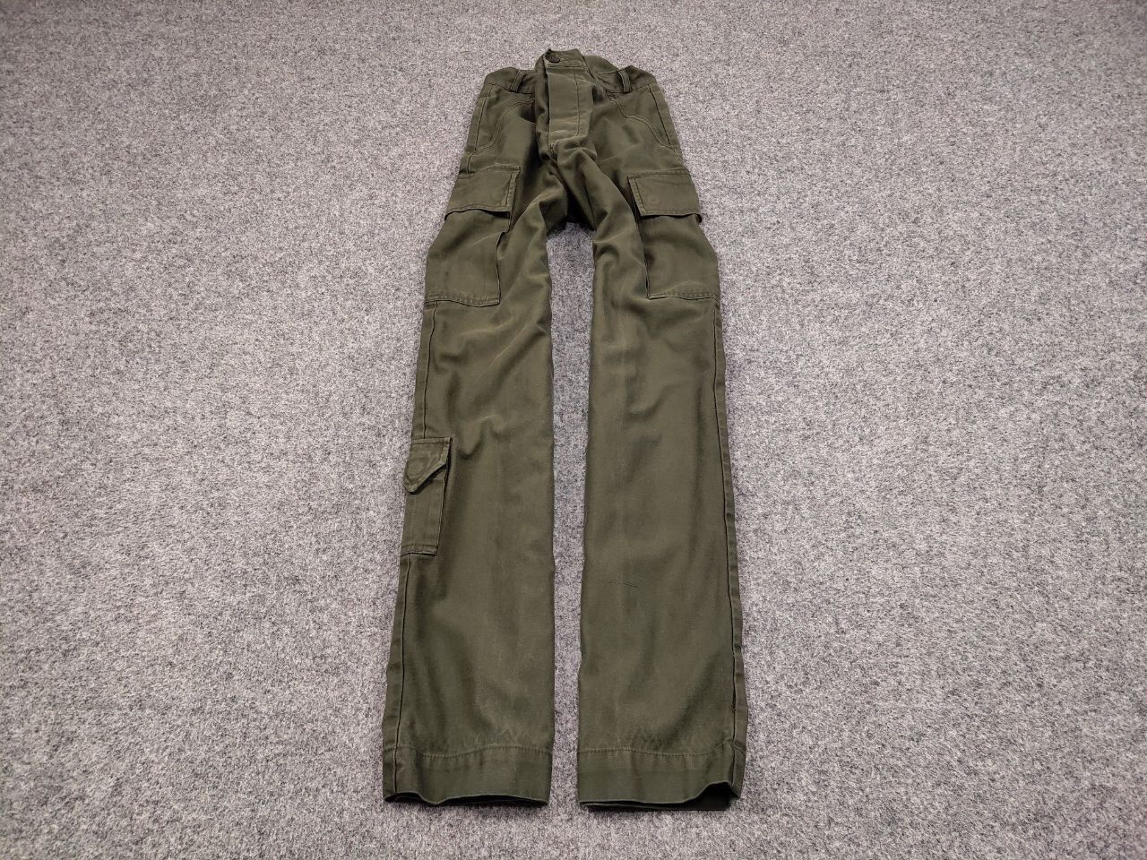 Japanese Brand Vintage 80’s Kl Seyntex Netherlands Army Green Cargo Pants Size US 30 / EU 46 - 2 Thumbnail