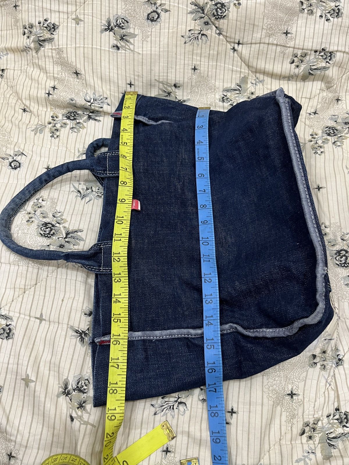 Yohji Yamamoto YSACCS DENIM BAG Size ONE SIZE - 12 Thumbnail