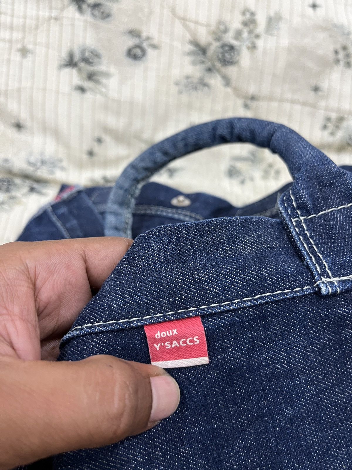 Yohji Yamamoto YSACCS DENIM BAG Size ONE SIZE - 6 Thumbnail