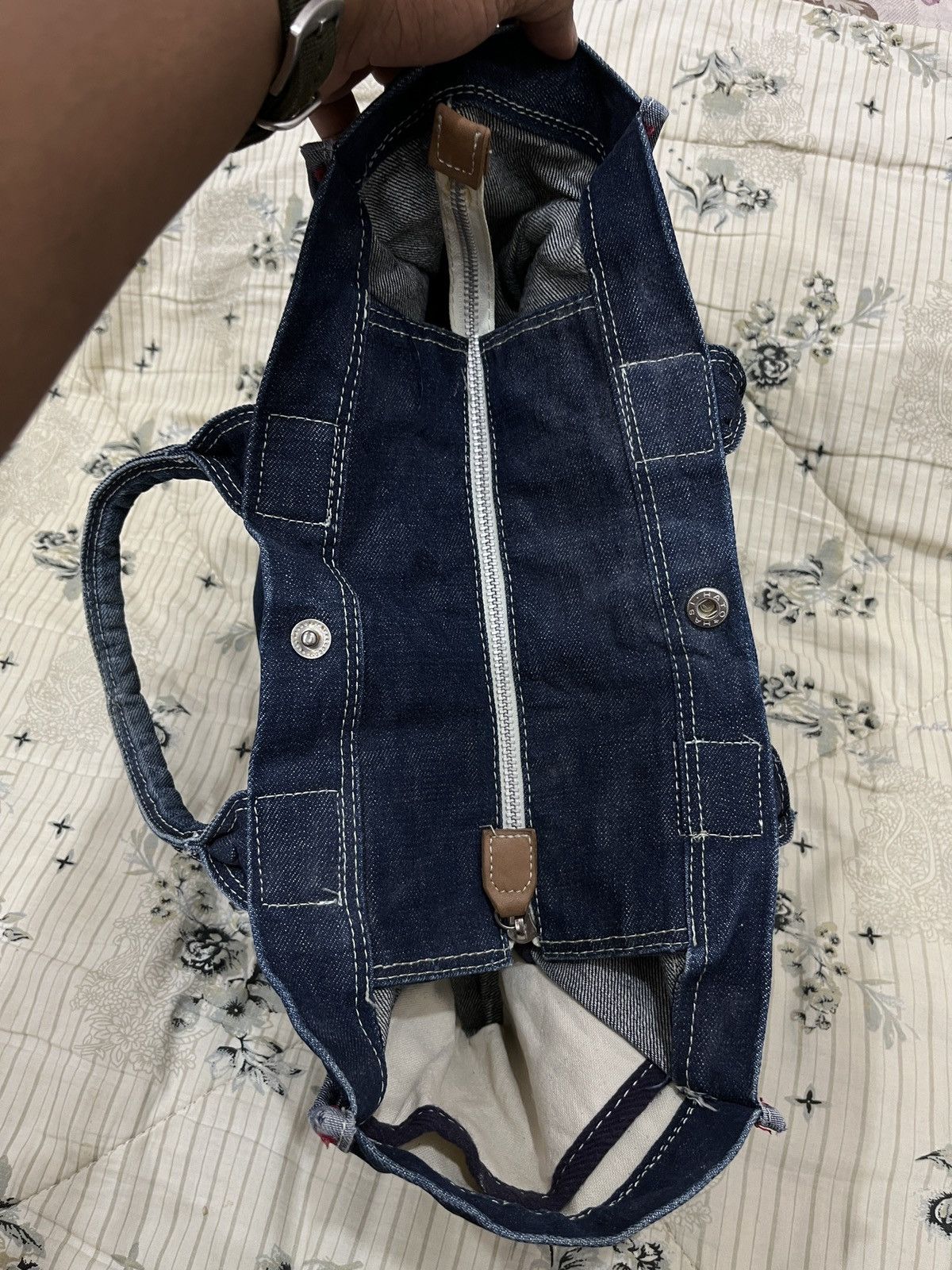 Yohji Yamamoto YSACCS DENIM BAG Size ONE SIZE - 10 Thumbnail