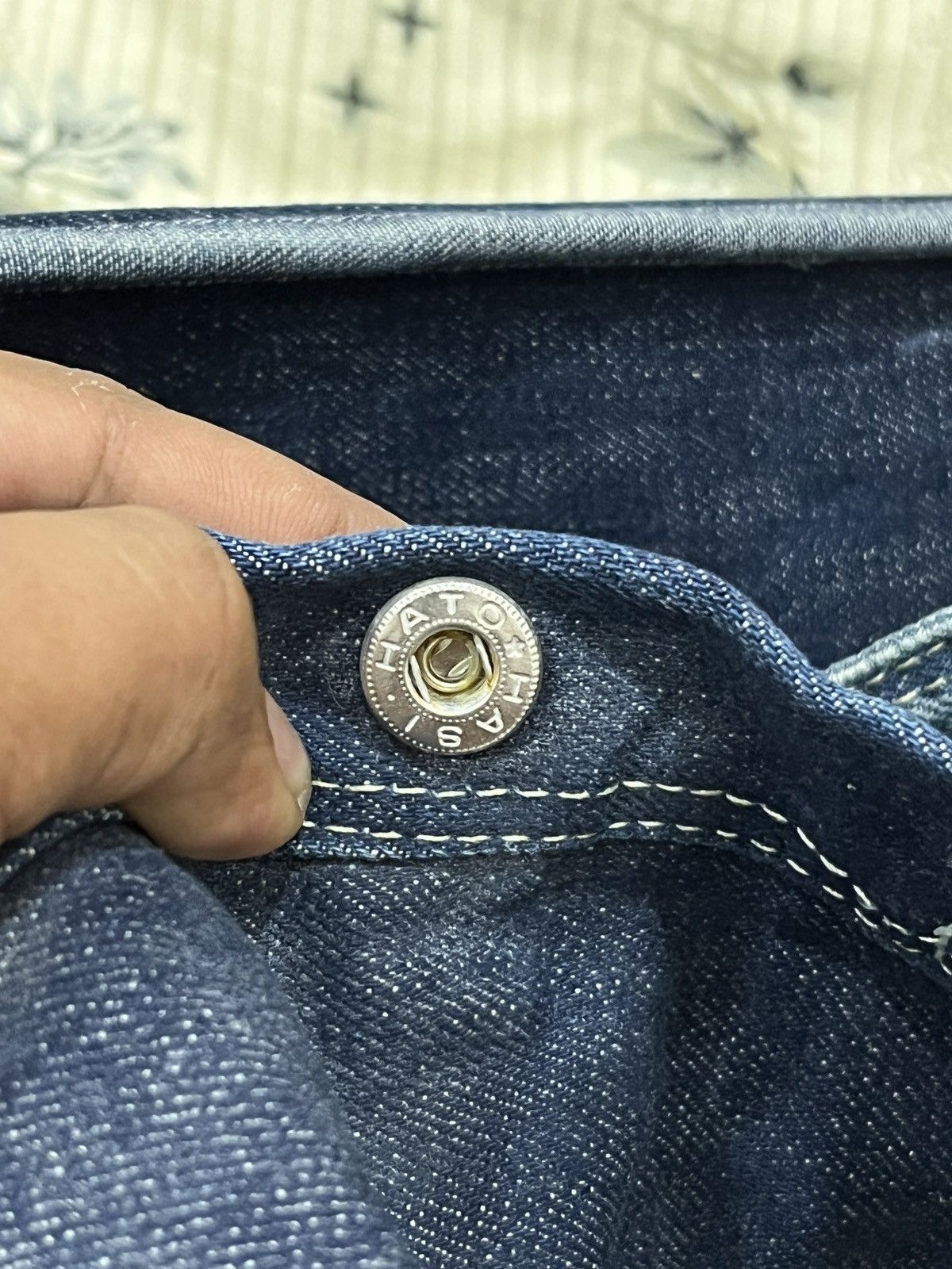 Yohji Yamamoto YSACCS DENIM BAG Size ONE SIZE - 8 Thumbnail