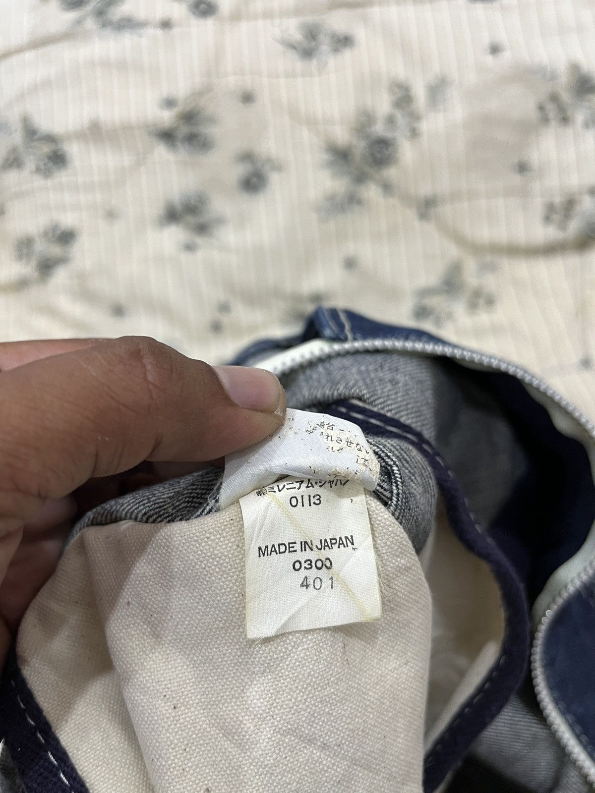 Yohji Yamamoto YSACCS DENIM BAG Size ONE SIZE - 7 Thumbnail