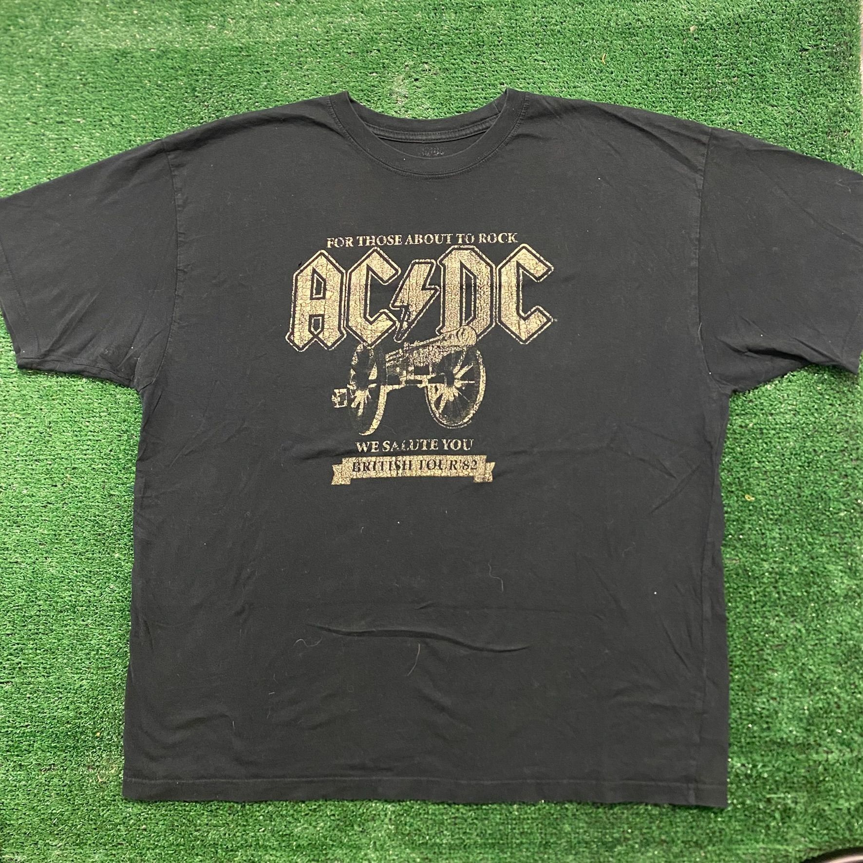 Ac/Dc × Band Tees × Streetwear AC/DC British Tour For The About to Rock ...
