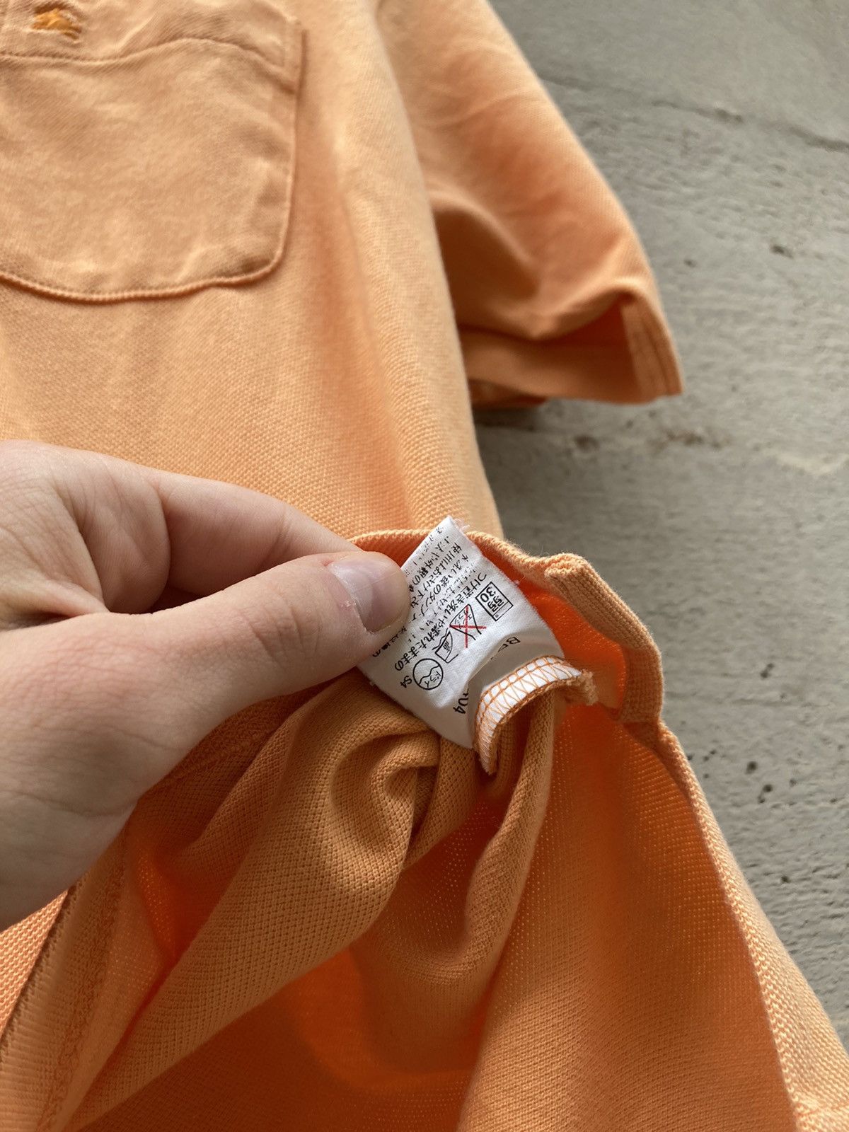 Burberry ORANGE POLO SHIRT Size US M / EU 48-50 / 2 - 5 Thumbnail