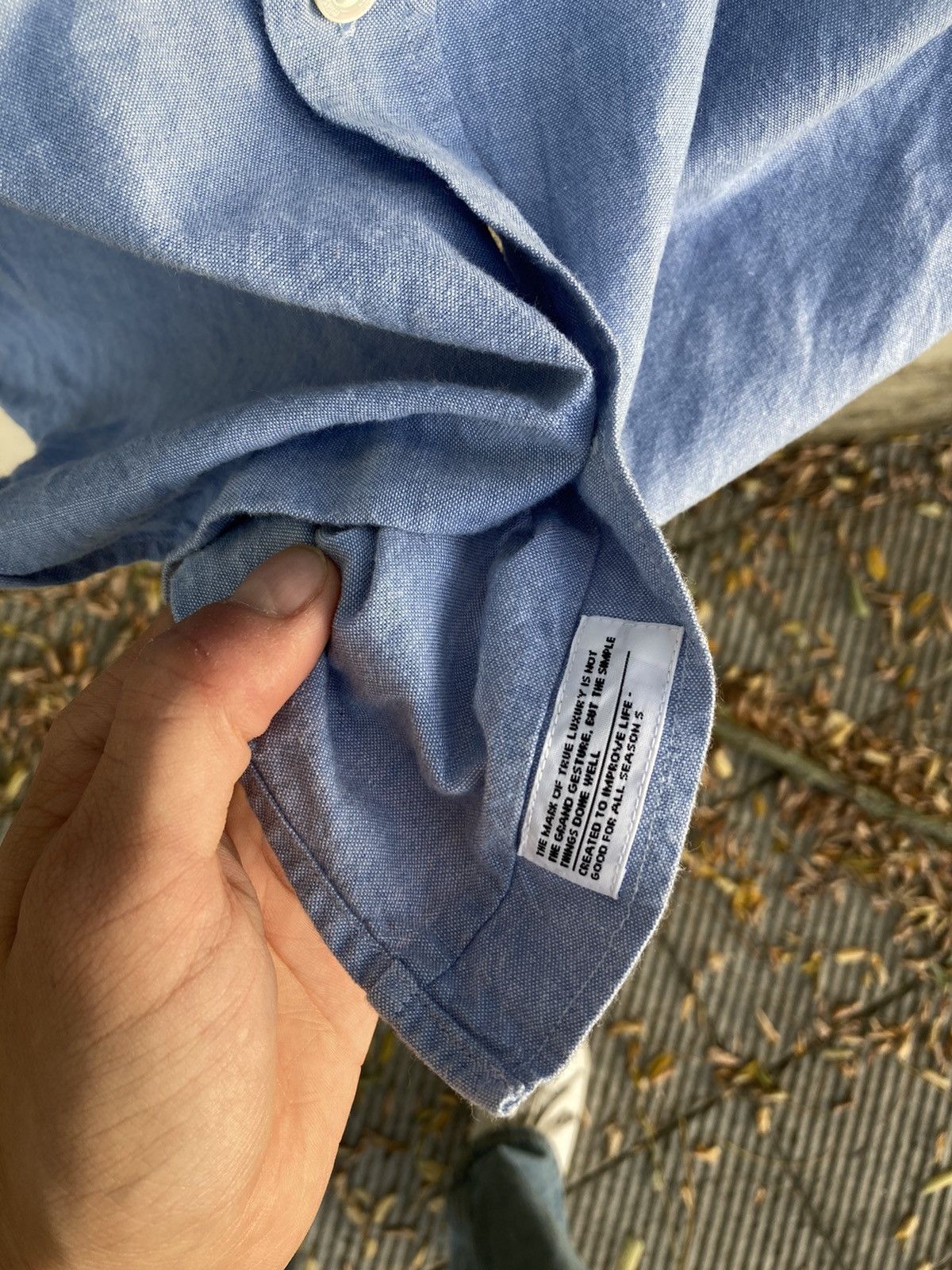 Norse Projects CASUAL SHIRT BLUE Size US L / EU 52-54 / 3 - 3 Thumbnail