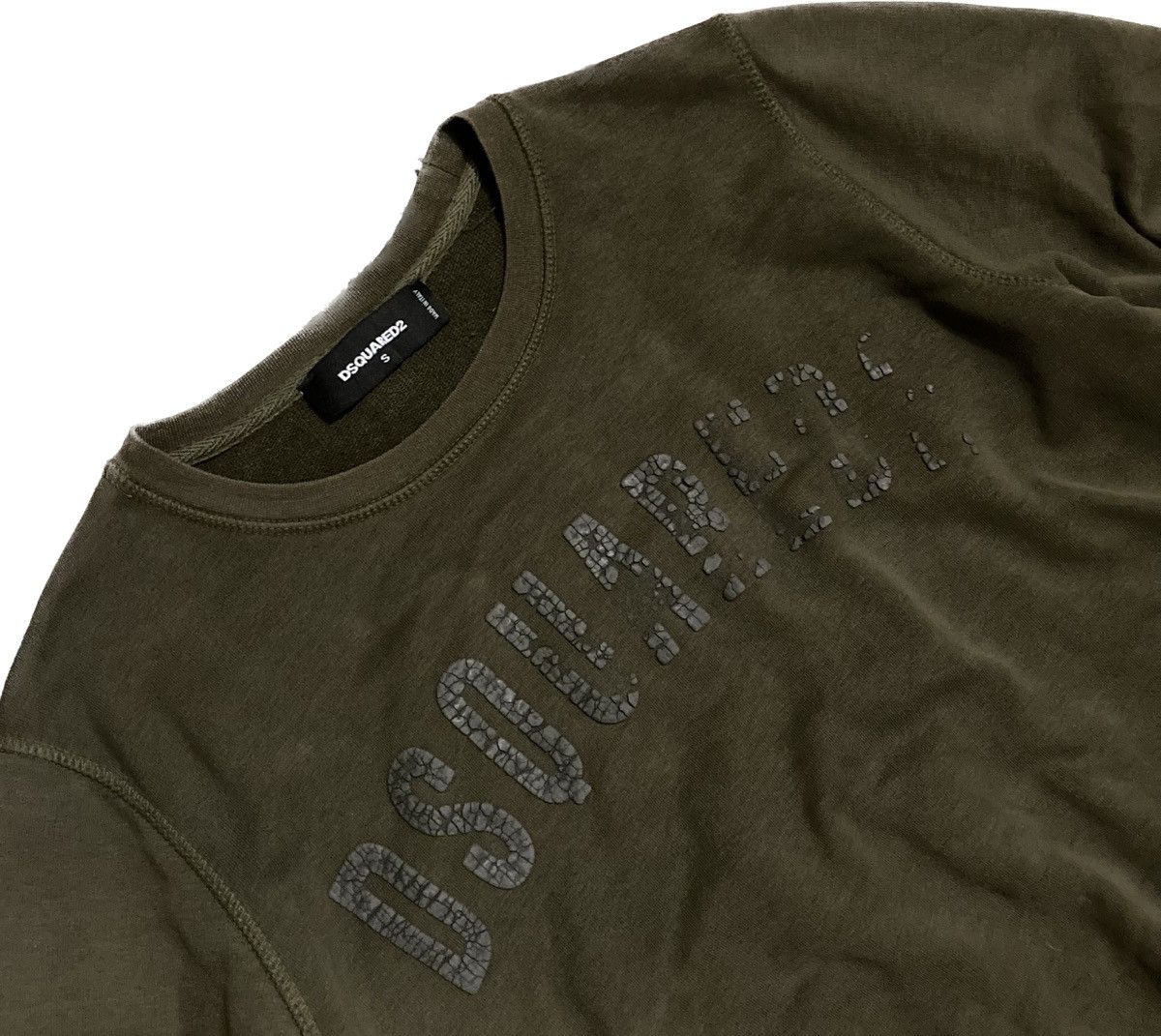 Dsquared2 DSQUARED2 KHAKI LOGO SWEATSHIRT Size US S / EU 44-46 / 1 - 2 Thumbnail