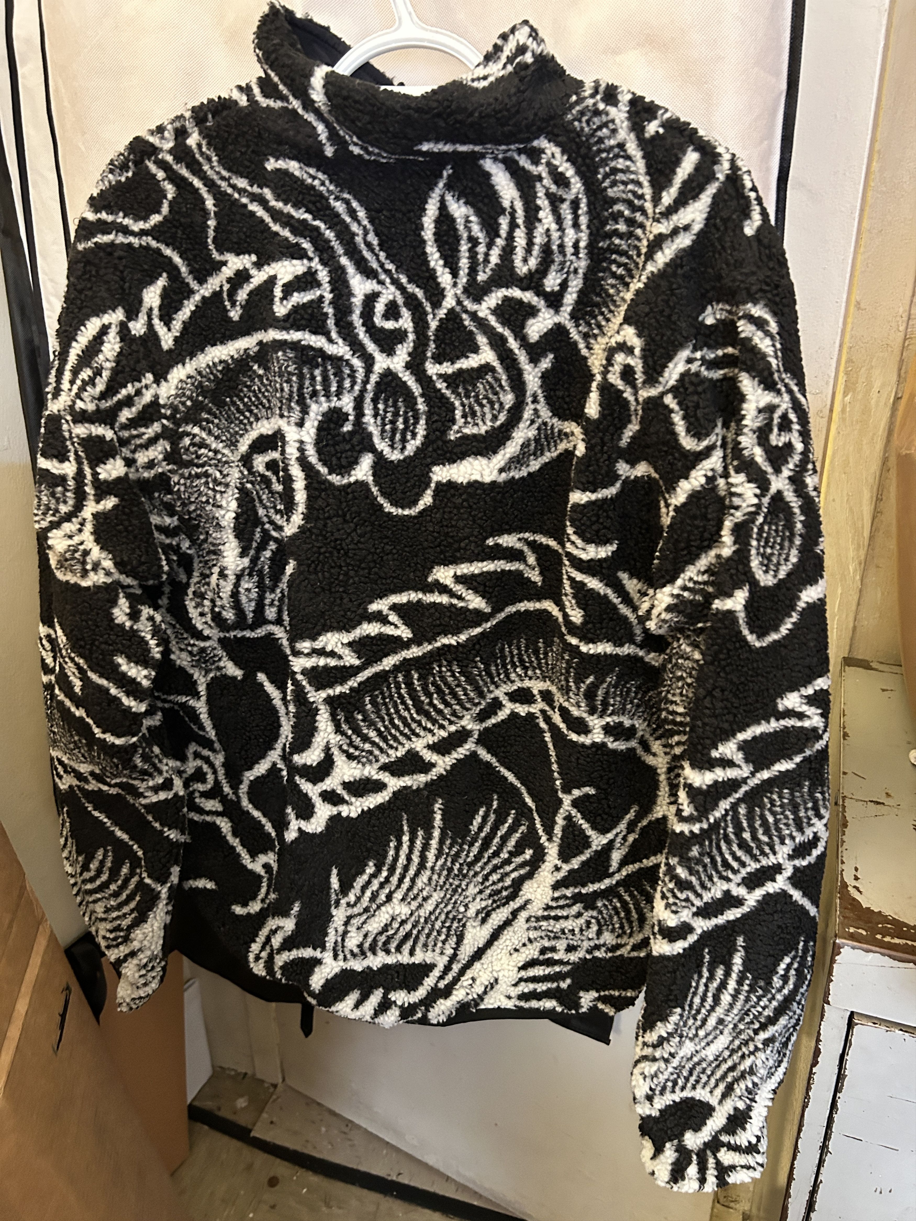 Stussy Stussy DRAGON SHERPA JACKET Holiday 2022 Reversible - Black Size US M / EU 48-50 / 2 - 7 Thumbnail