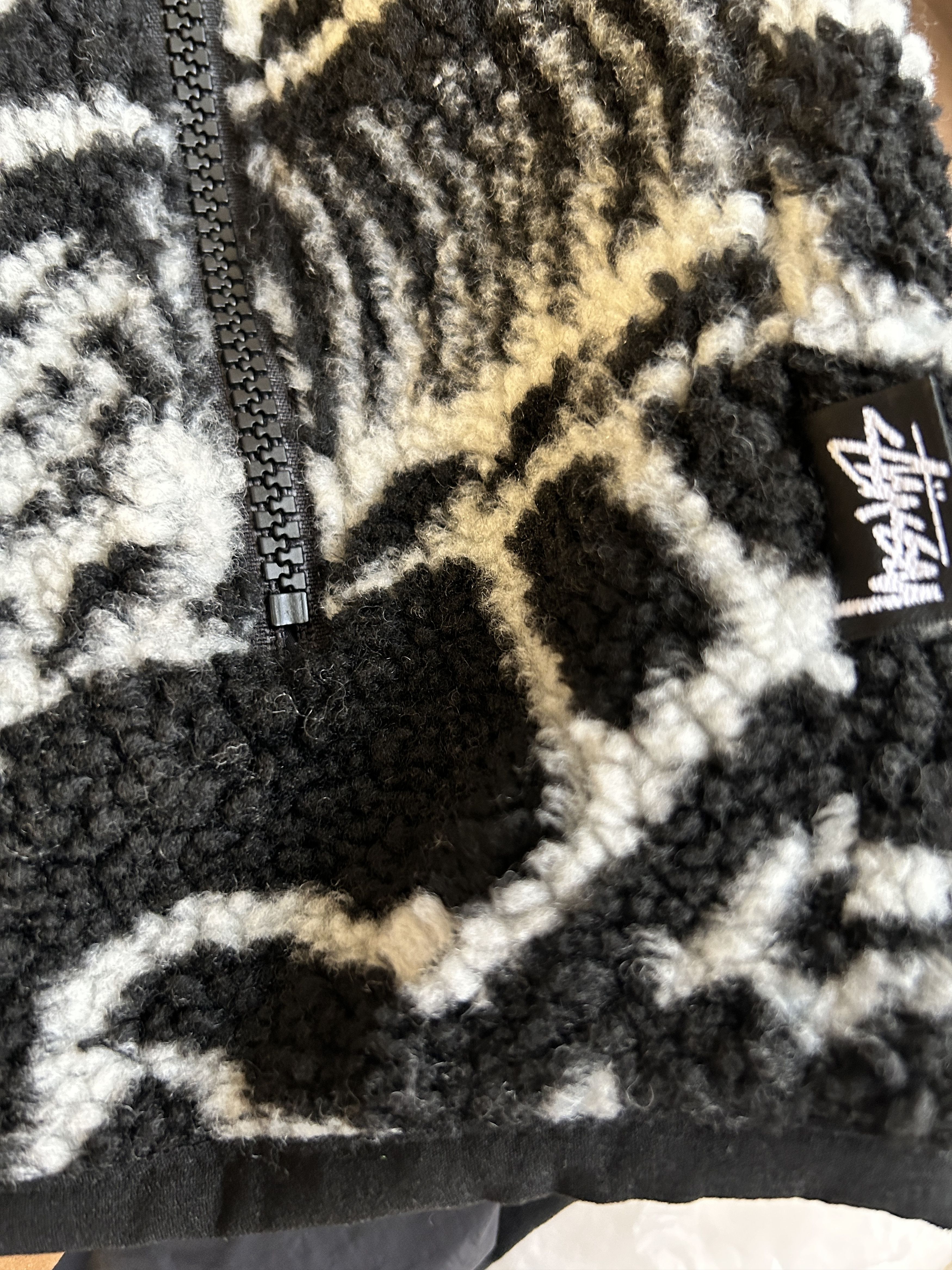 Stussy Stussy DRAGON SHERPA JACKET Holiday 2022 Reversible - Black Size US M / EU 48-50 / 2 - 4 Thumbnail