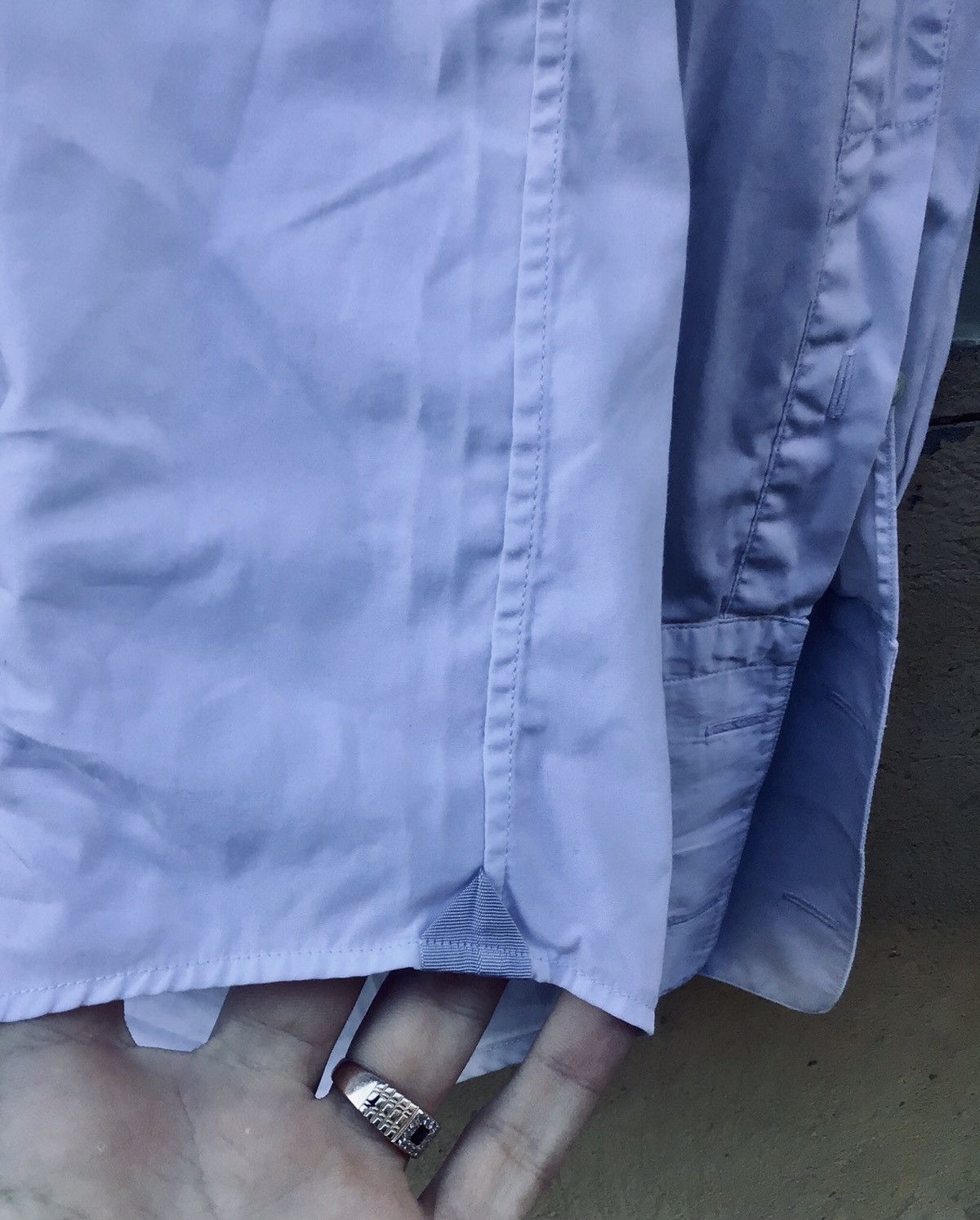 Lanvin LANVIN CUFFLINK JABOT SHIRT WHITE Size US S / EU 44-46 / 1 - 3 Thumbnail