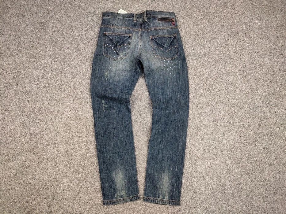Strellson Vintage 90's Strellson Japan Distressed Paint Denim Jeans Size US 32 / EU 48 - 7 Thumbnail