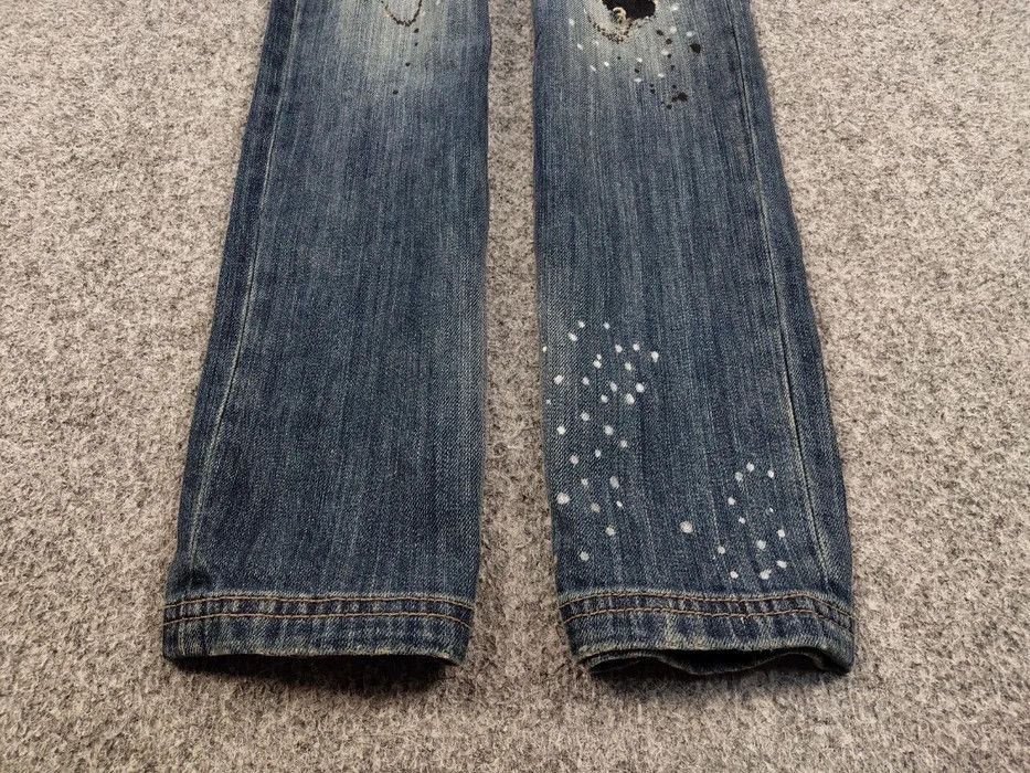 Strellson Vintage 90's Strellson Japan Distressed Paint Denim Jeans Size US 32 / EU 48 - 5 Thumbnail