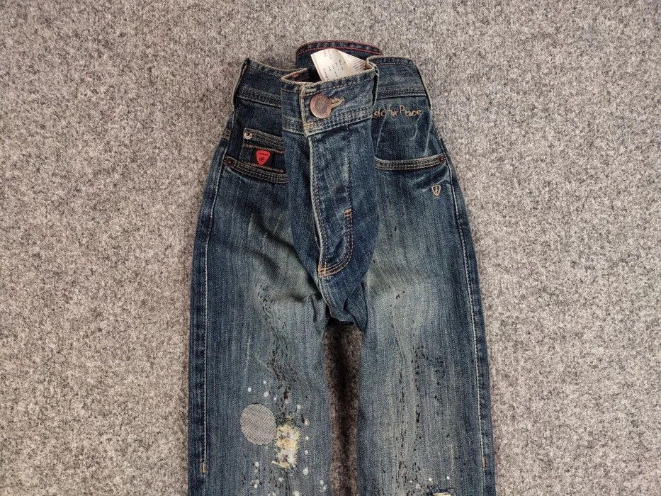 Strellson Vintage 90's Strellson Japan Distressed Paint Denim Jeans Size US 32 / EU 48 - 4 Thumbnail