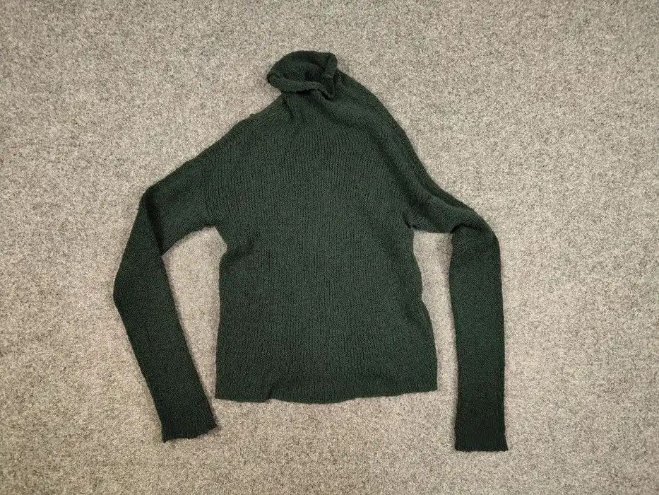 Transit Transit Par Such Design Green Wool Knit Long Sleeve Sweater Size M / US 6-8 / IT 42-44 - 5 Thumbnail