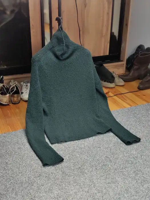 Transit Transit Par Such Design Green Wool Knit Long Sleeve Sweater Size M / US 6-8 / IT 42-44 - 10 Thumbnail