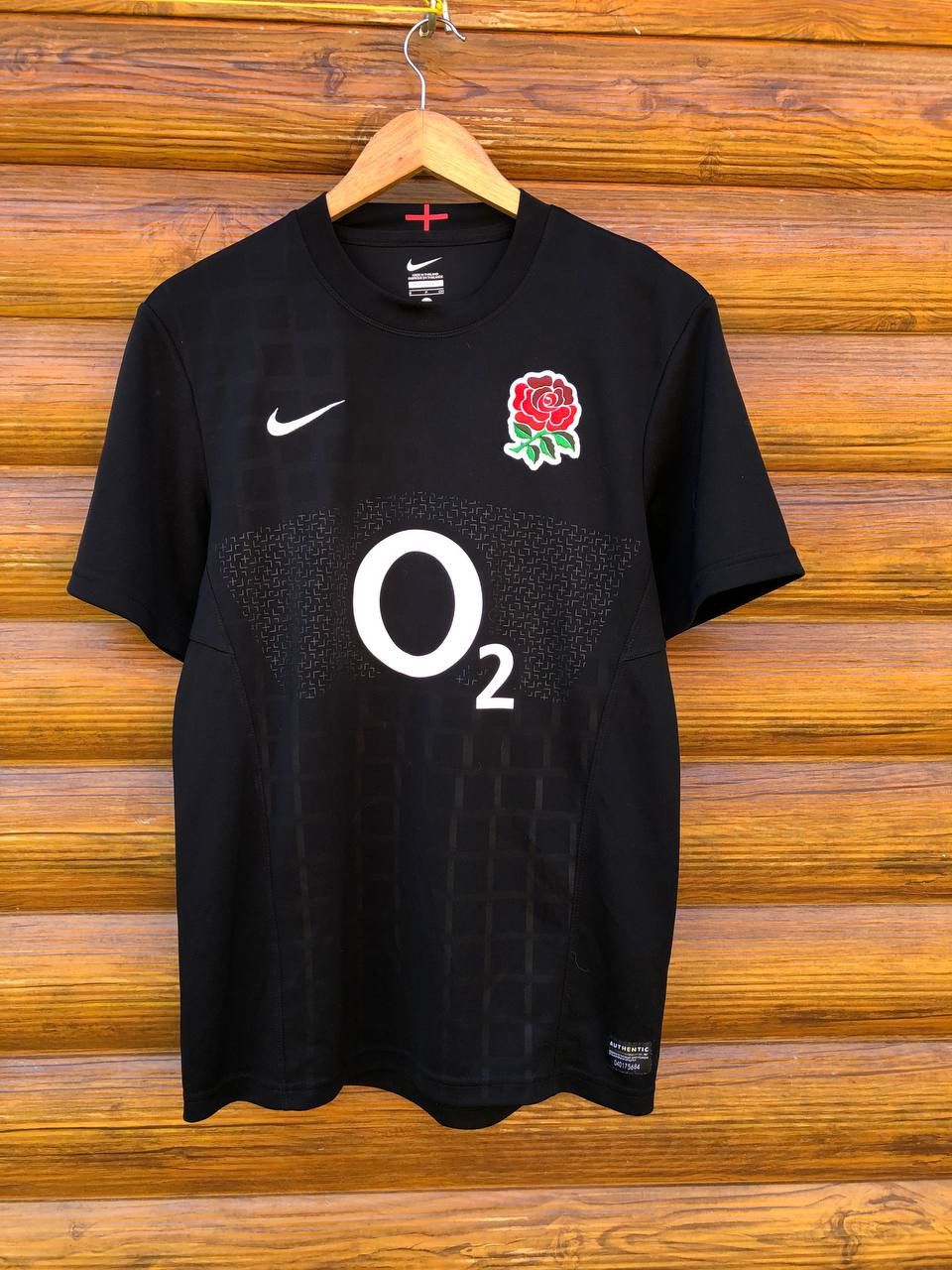 Vintage Nike England Regby Jersey O2 Size US S / EU 44-46 / 1 - 1 Thumbnail