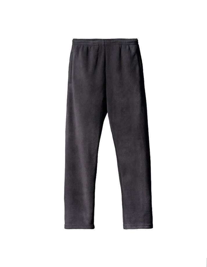 image of Yeezy Gap Polar Fleece Jogging Pants By Balenciaga in Black, Men's (Size 36)