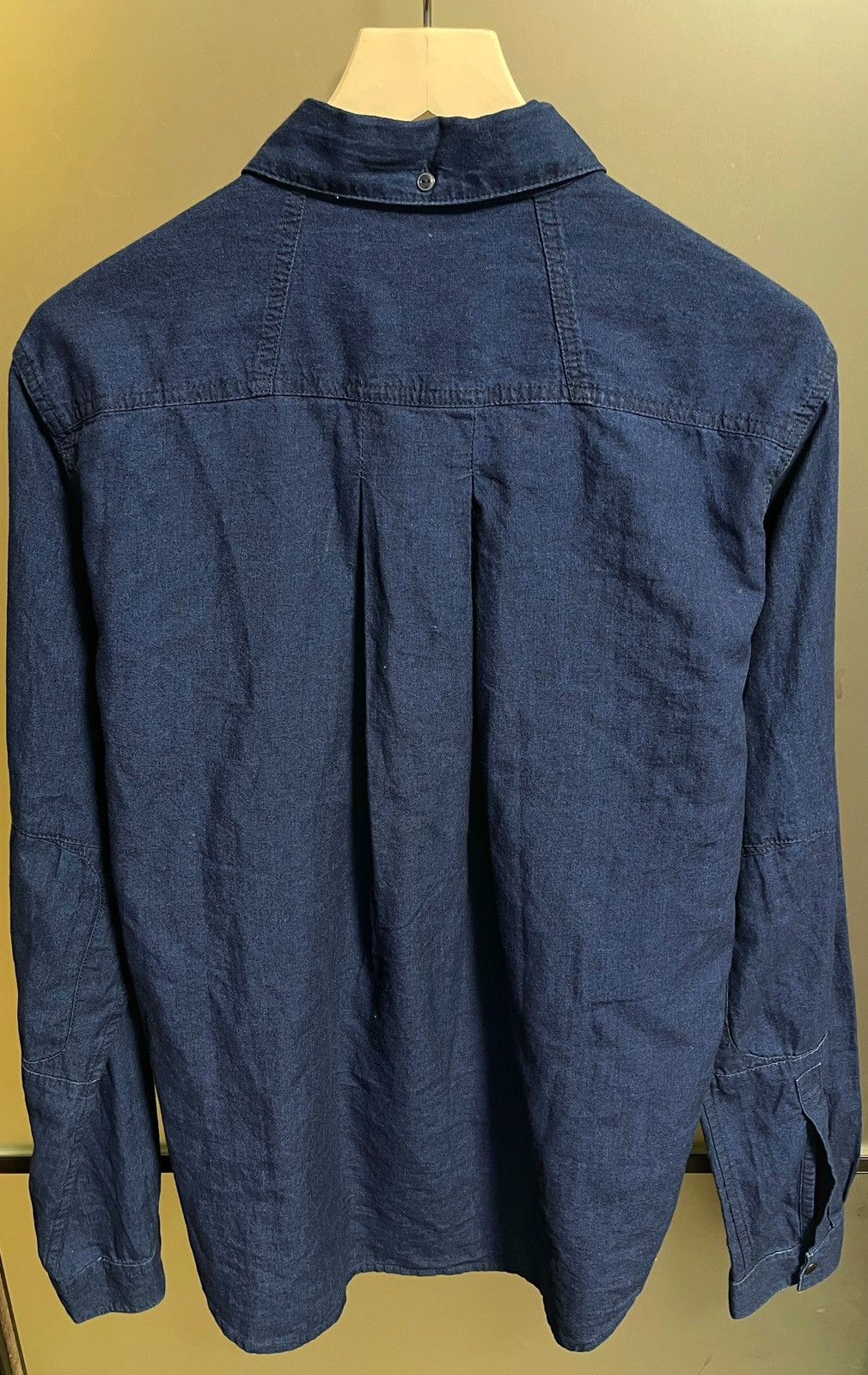 Barbour MENS BARBOUR LONG SLEEVE SHIRT BUTTON DOWN DENIM BLUE Sz M Size US M / EU 48-50 / 2 - 8 Thumbnail