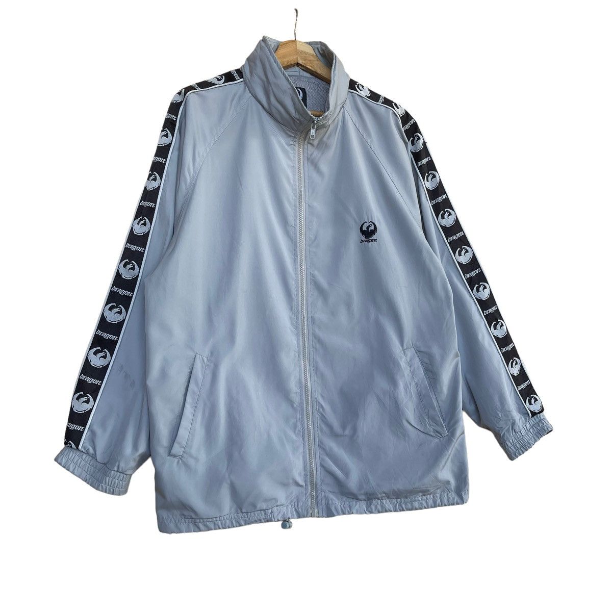 Vintage Vintage Dragon Skaterboards Zipper Light Jacket Size M Size US M / EU 48-50 / 2 - 2 Thumbnail