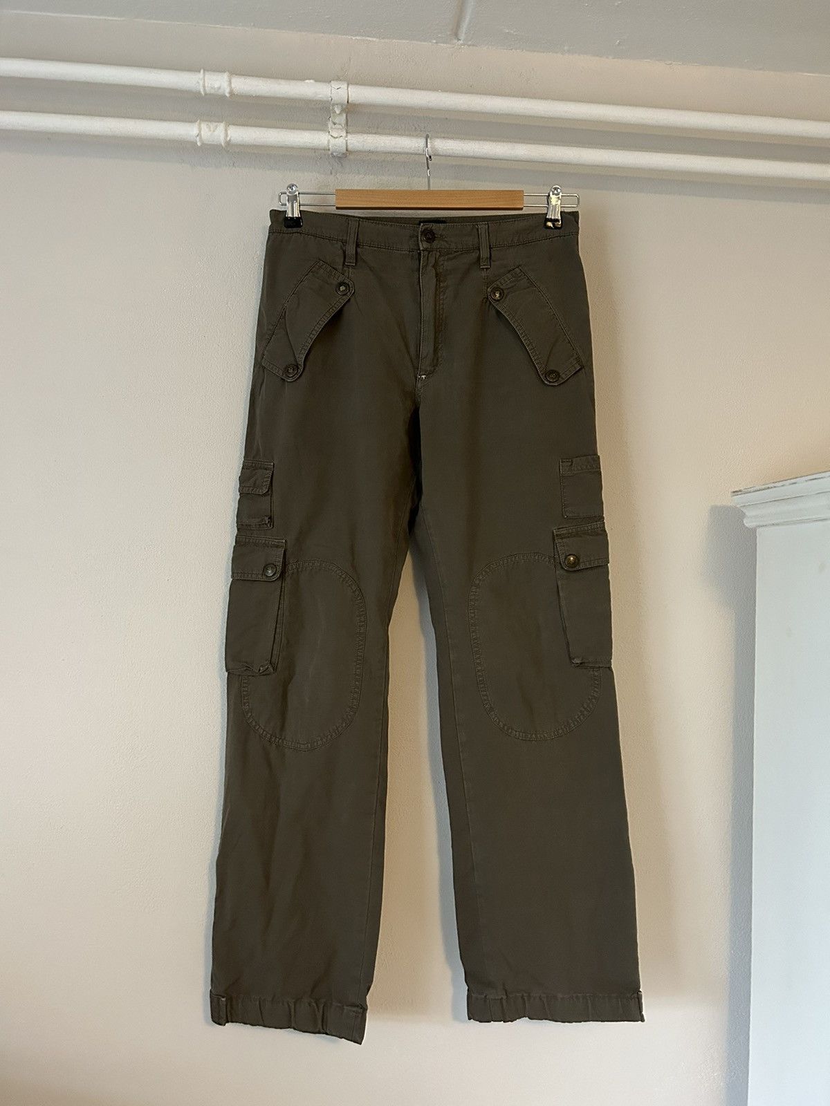 Image of Dolce Gabbana Cargo Pants in Army Green, Men's (Size 30)