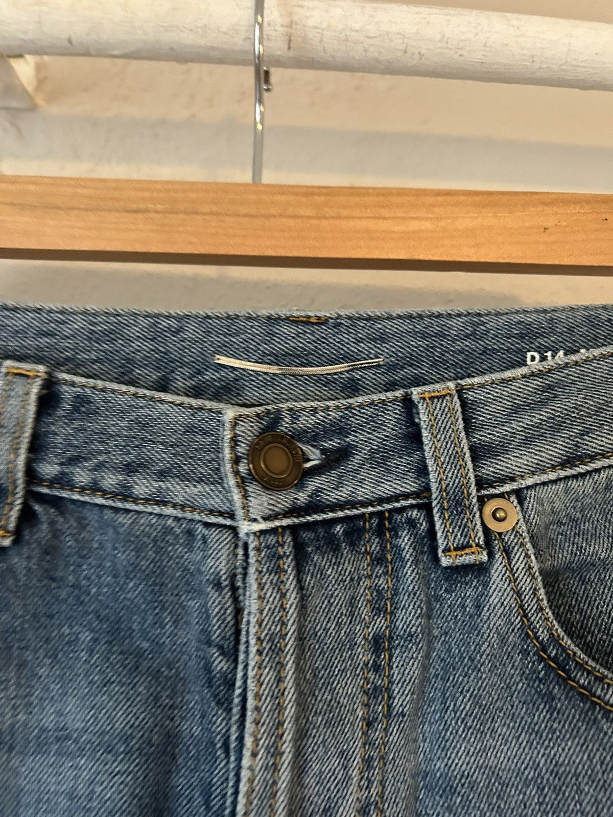 Saint Laurent Paris Destroyed Knee D14 M/SL-LW Jeans Size US 31 - 2 Thumbnail