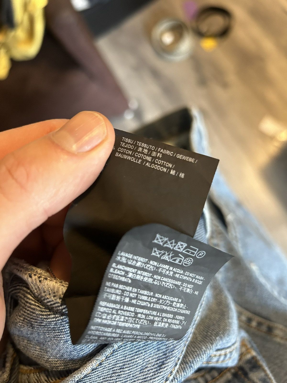 Saint Laurent Paris Destroyed Knee D14 M/SL-LW Jeans Size US 31 - 8 Thumbnail