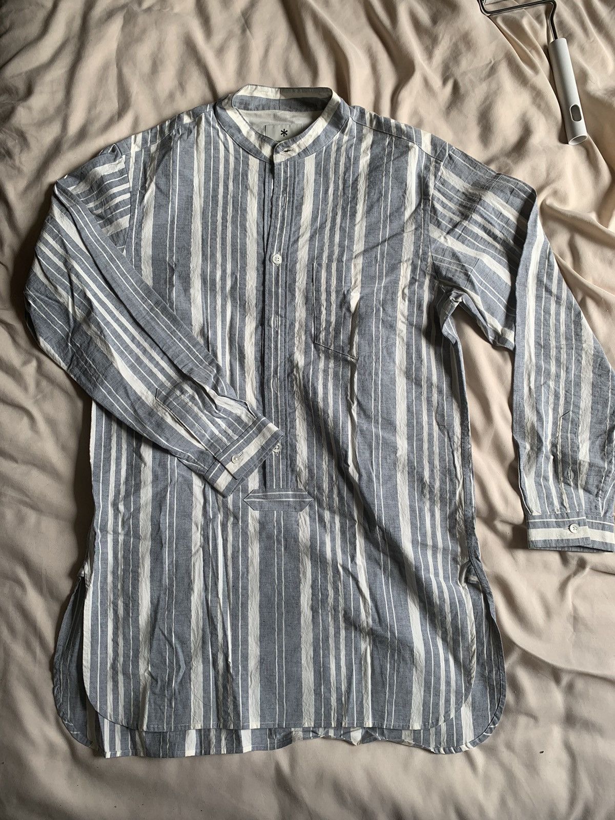 Mandarin Collar Tunic Shirt