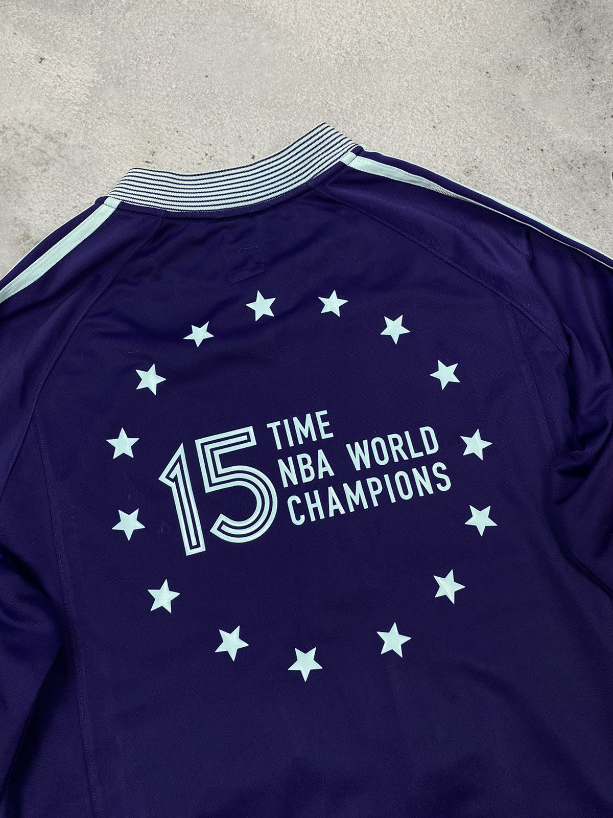 Adidas Adidas Lakers NBA champions world bomber vintage rare Size US M / EU 48-50 / 2 - 5 Thumbnail
