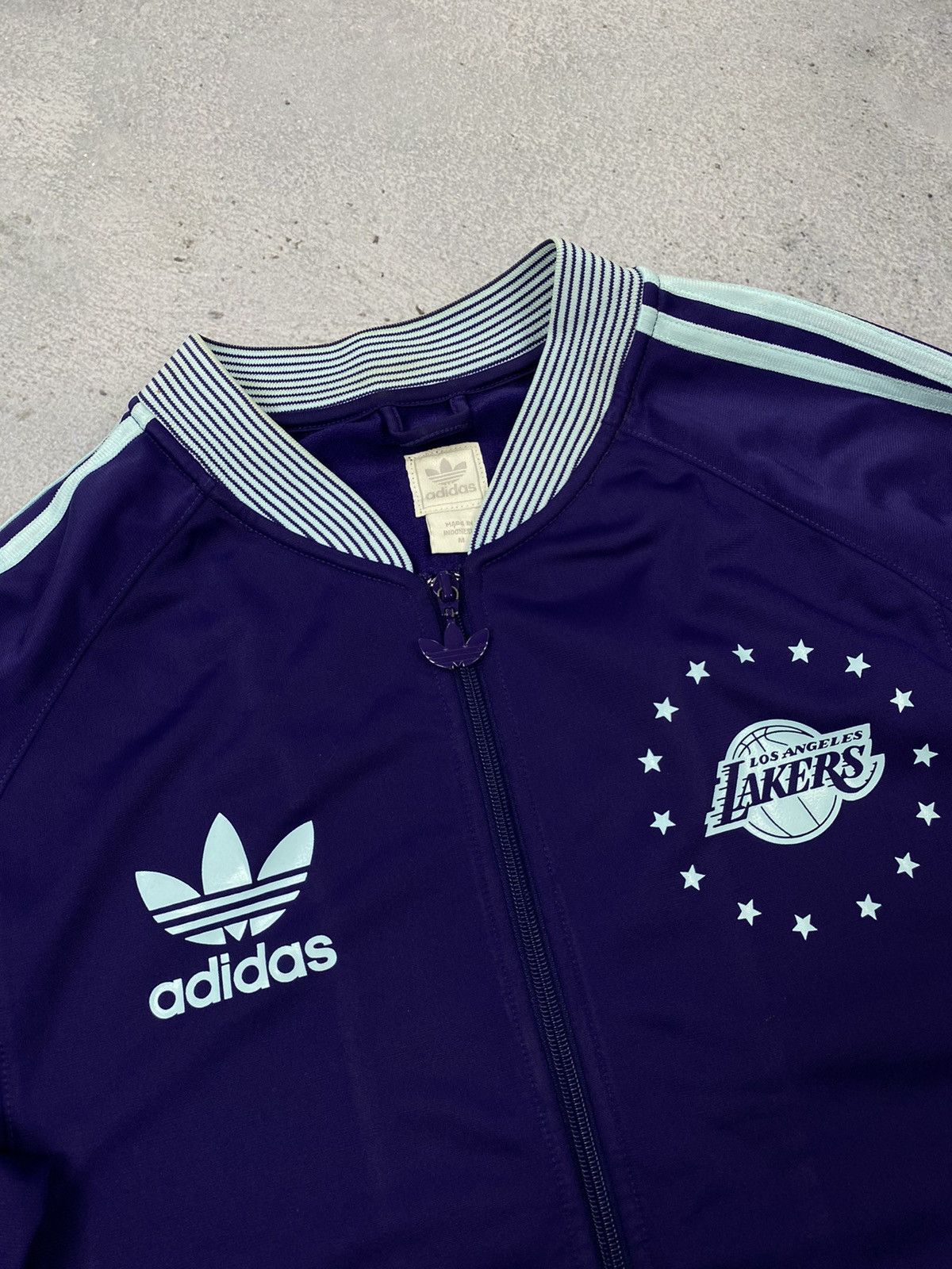 Adidas Adidas Lakers NBA champions world bomber vintage rare Size US M / EU 48-50 / 2 - 3 Thumbnail