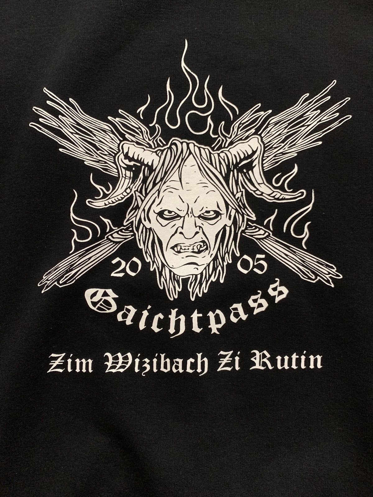 Vintage Gaicht Pass Germany Devil 666 Hoodie Size US M / EU 48-50 / 2 - 3 Thumbnail