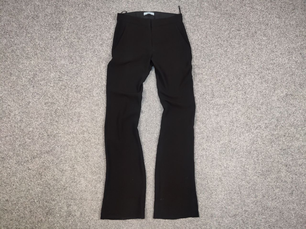 Prada Prada Women's Black Acetate Casual Trouser Pants Size 36" / US 14 / IT 50 - 12 Thumbnail