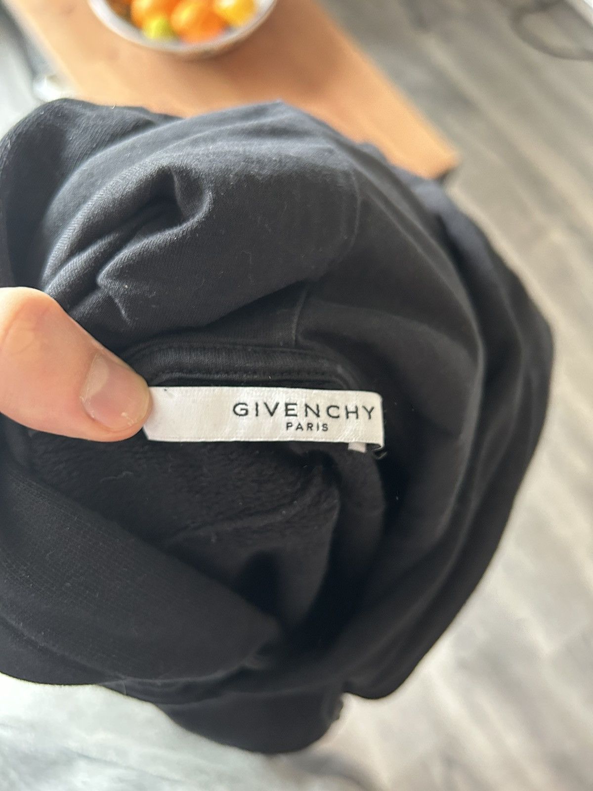 Givenchy Black Hoodie with Red Applications Size US S / EU 44-46 / 1 - 10 Thumbnail