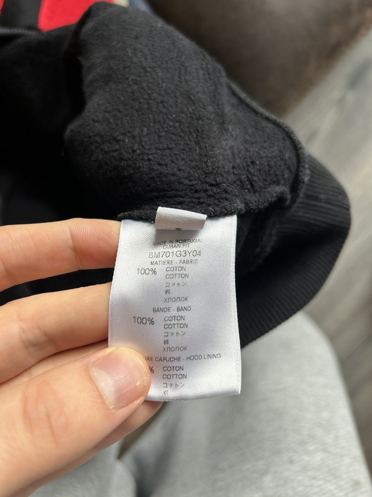 Givenchy Black Hoodie with Red Applications Size US S / EU 44-46 / 1 - 8 Thumbnail