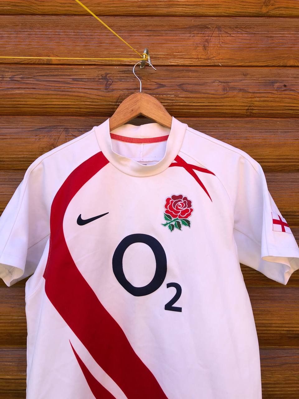 Vintage Nike England Regby Jersey O2 Size US S / EU 44-46 / 1 - 3 Thumbnail