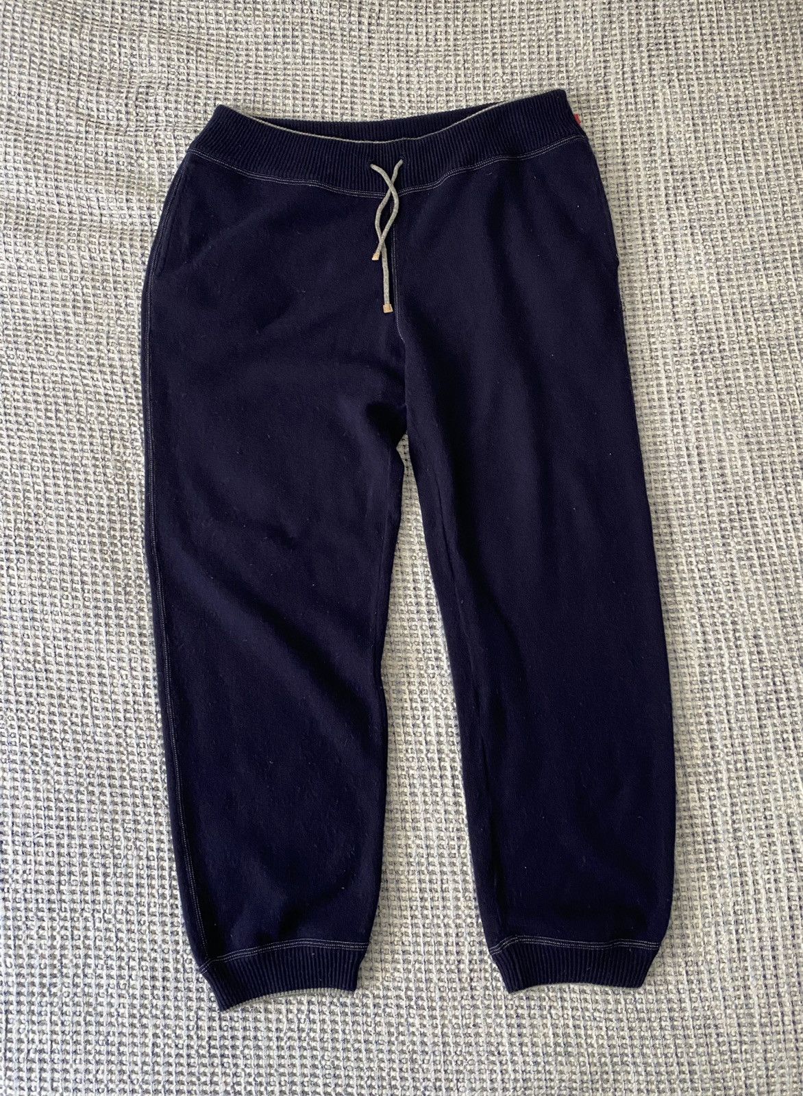 Brunello Cucinelli × Designer Brunello Cucinelli Cashmere Drawstring Sweatpants track pan Size US 40 / EU 56 - 1 Thumbnail