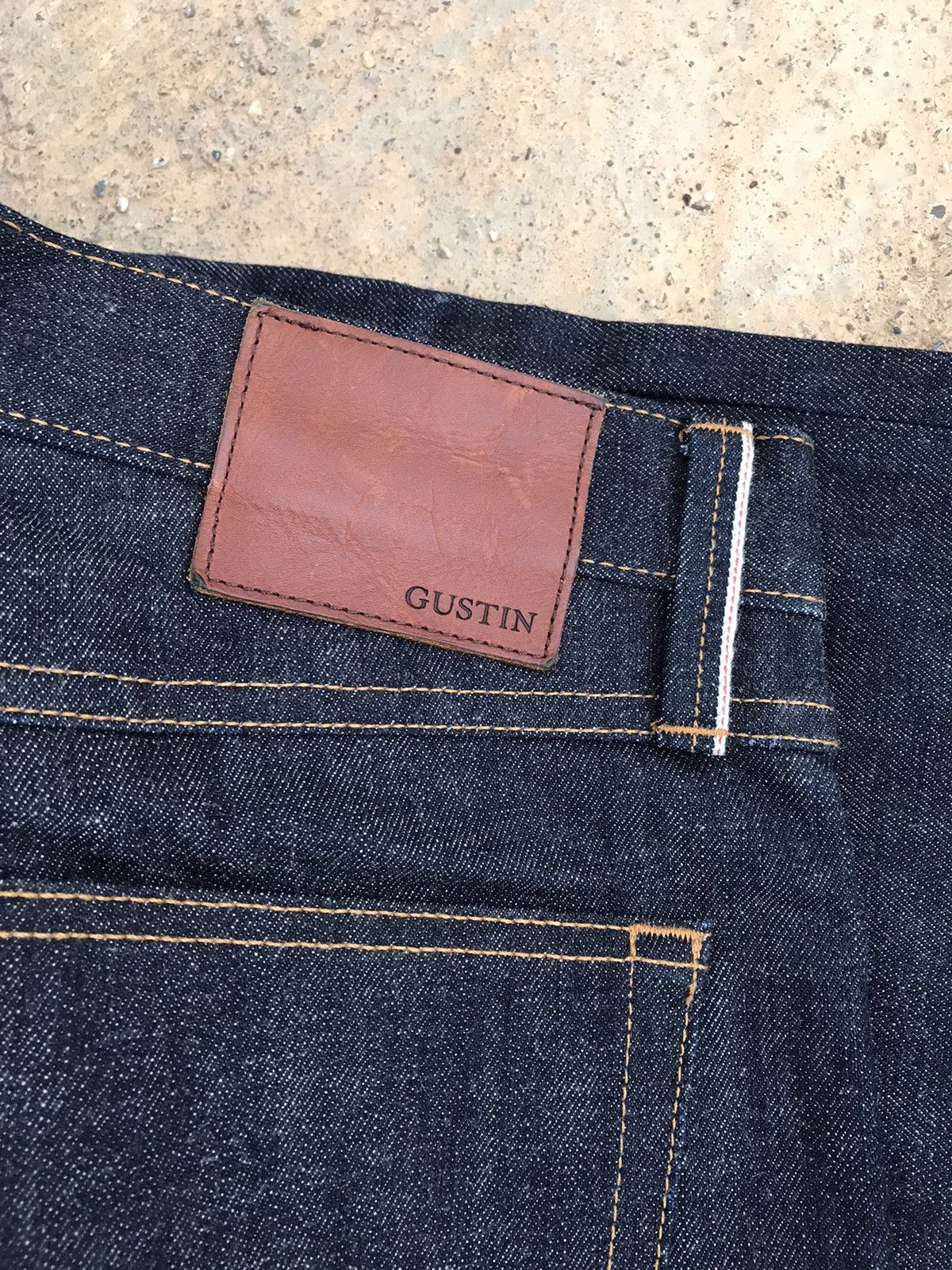 Gustin GUSTIN MADE IN CALIFORNIA SELVEDGE RAW INDIGO JEANS Size US 34 / EU 50 - 9 Thumbnail