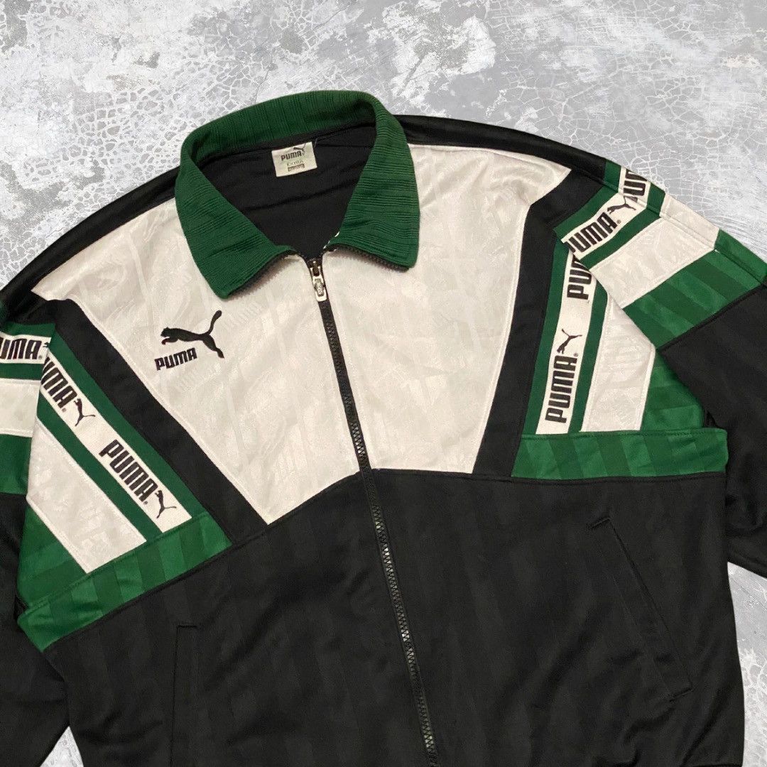 Puma × Vintage Vintage 90s Puma Tracktop Sportwear Size US L / EU 52-54 / 3 - 2 Thumbnail