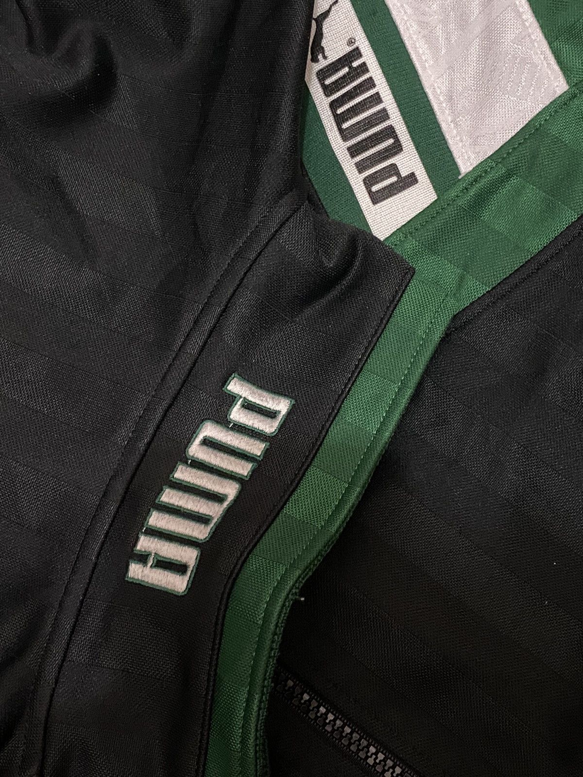 Puma × Vintage Vintage 90s Puma Tracktop Sportwear Size US L / EU 52-54 / 3 - 4 Thumbnail