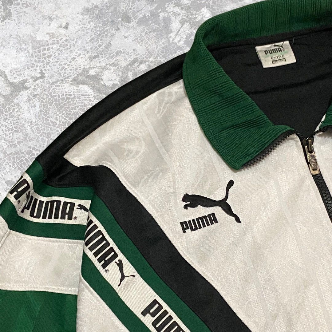 Puma × Vintage Vintage 90s Puma Tracktop Sportwear Size US L / EU 52-54 / 3 - 3 Thumbnail