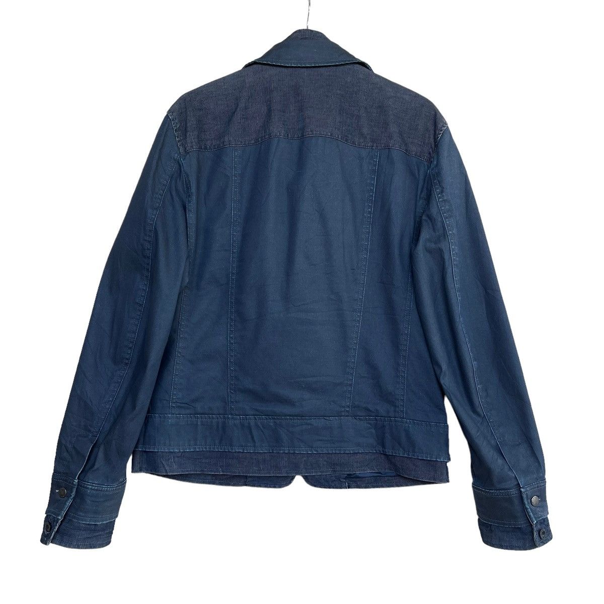 Armani Vintage Armani Exchange Motorcycle Denim Jacket Size US M / EU 48-50 / 2 - 9 Thumbnail