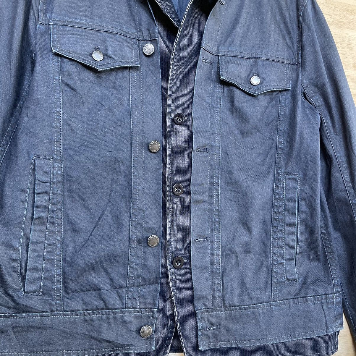 Armani Vintage Armani Exchange Motorcycle Denim Jacket Size US M / EU 48-50 / 2 - 3 Thumbnail