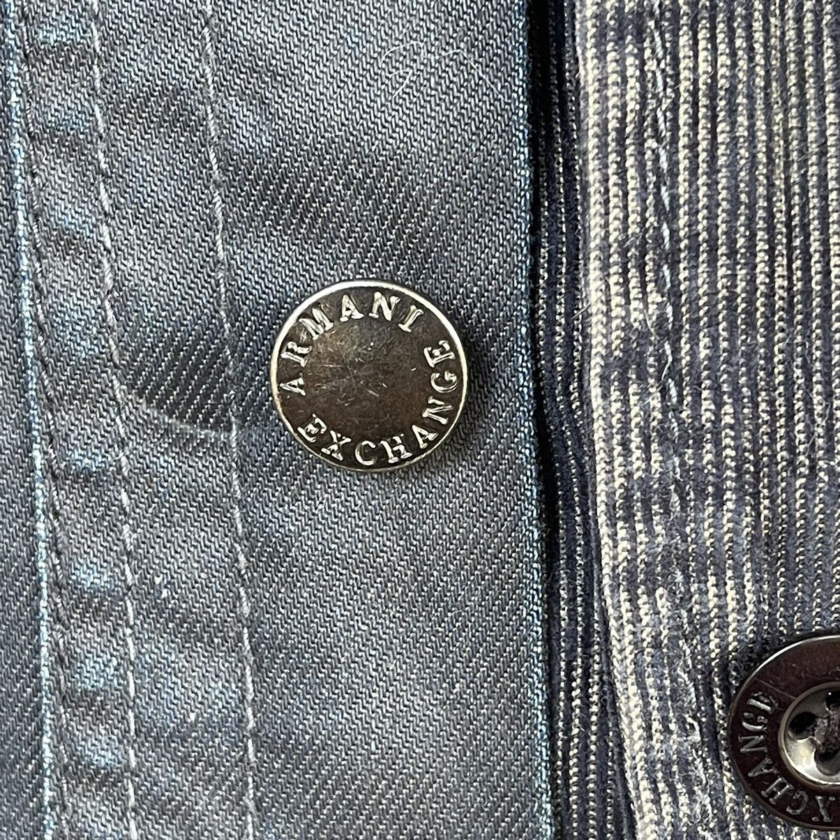 Armani Vintage Armani Exchange Motorcycle Denim Jacket Size US M / EU 48-50 / 2 - 4 Thumbnail