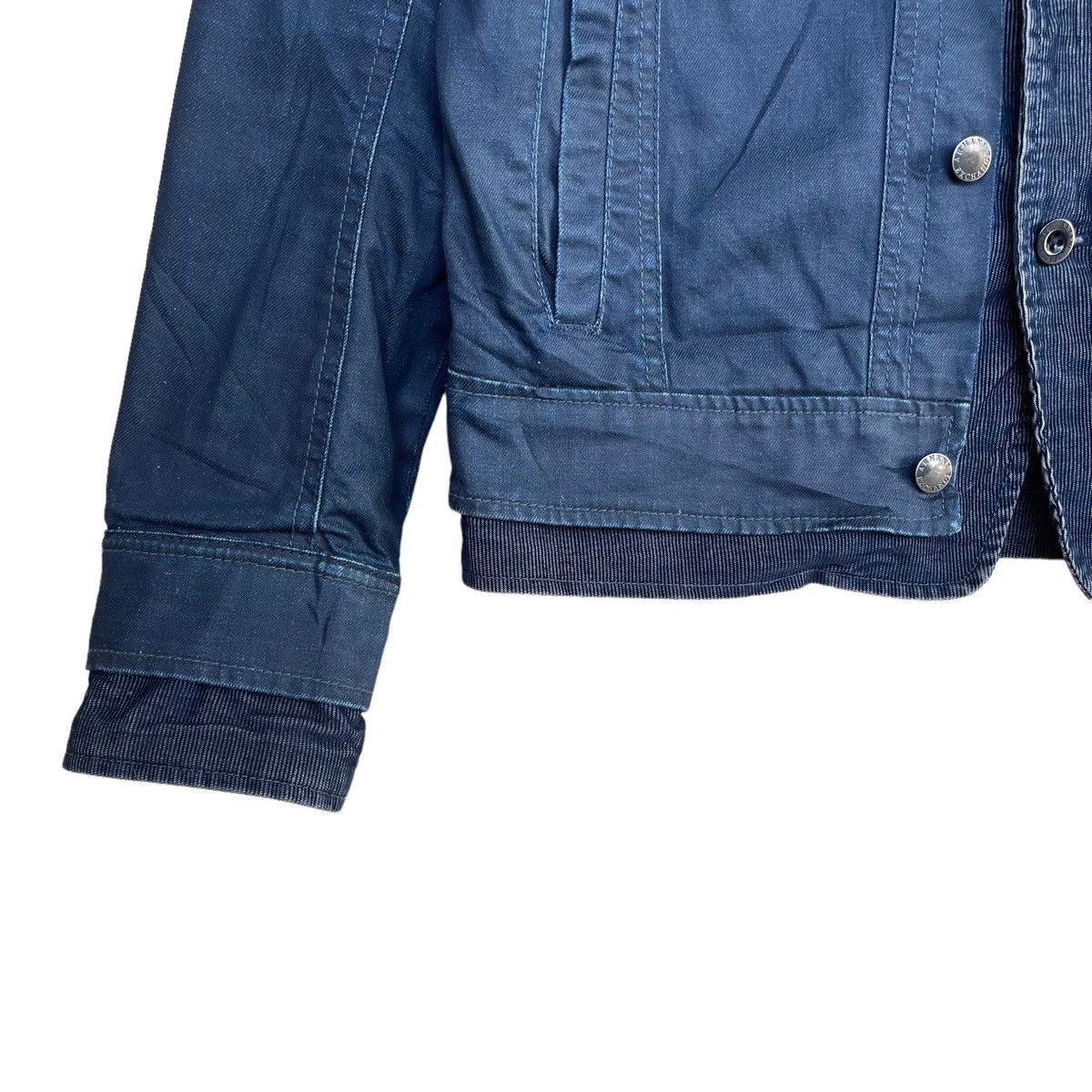 Armani Vintage Armani Exchange Motorcycle Denim Jacket Size US M / EU 48-50 / 2 - 7 Thumbnail