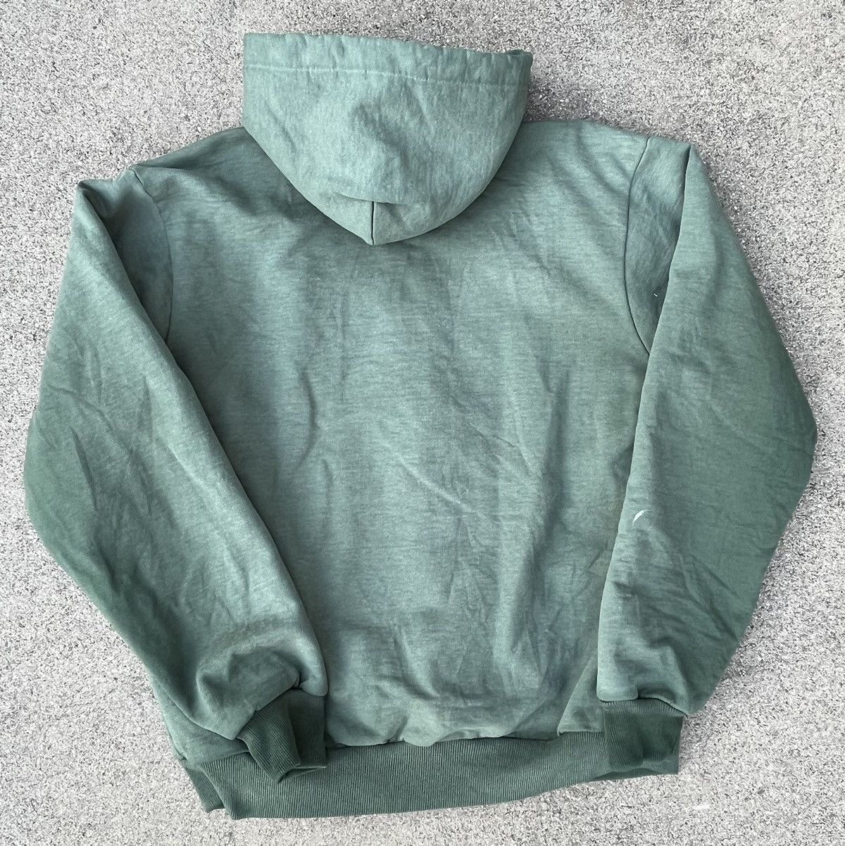 Carhartt Vintage Carhartt Hoodie Sun Fade Thermal Distressed Zip Up Size US S / EU 44-46 / 1 - 4 Thumbnail