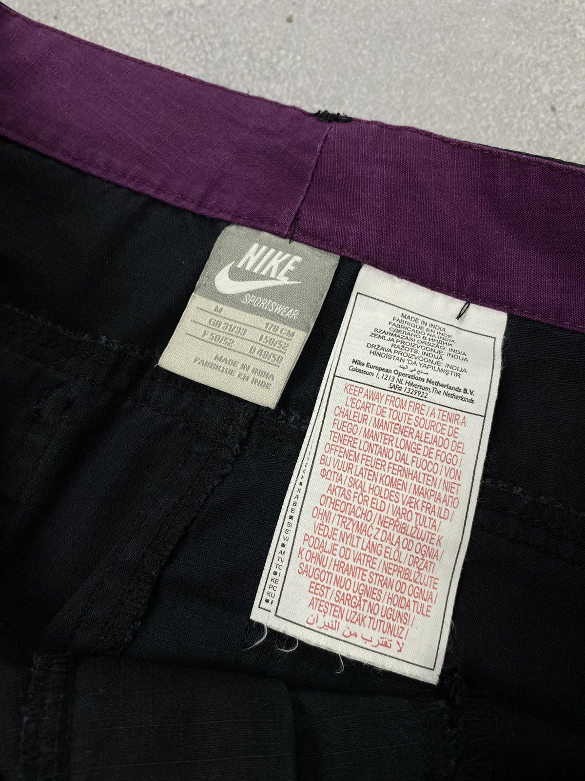 Nike × Vintage Nike cargo pants multi pocket vintage 90s rare Size US 31 - 6 Thumbnail