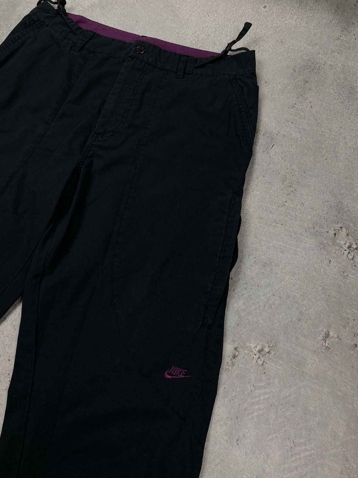 Nike × Vintage Nike cargo pants multi pocket vintage 90s rare Size US 31 - 2 Thumbnail