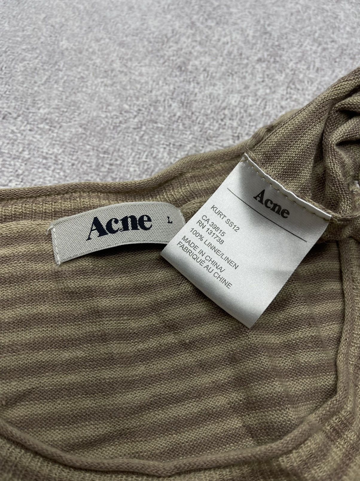 Acne Studios Vintage Acne Kurt Cobain Linen Sweater Rare Retro Y2K Size US L / EU 52-54 / 3 - 6 Preview