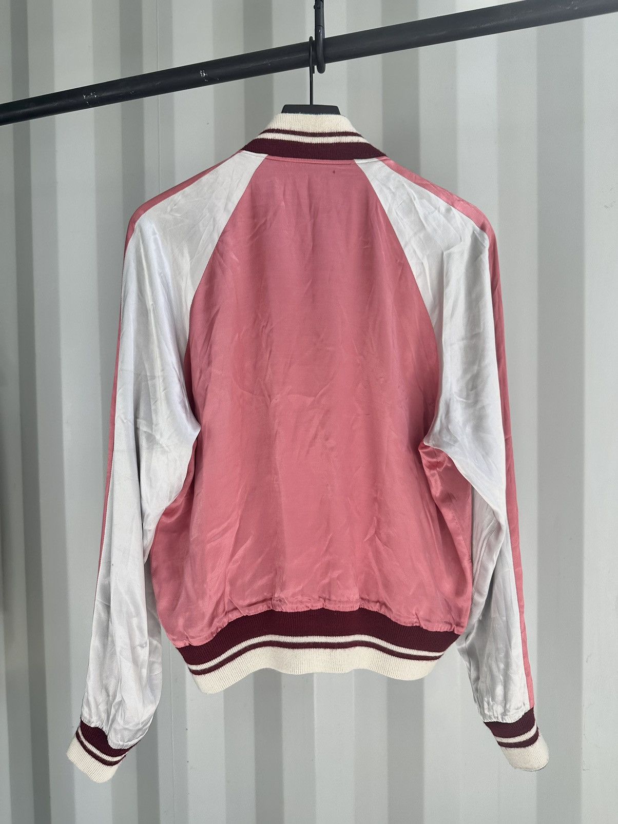 Vintage SS1998 Reversible Rayon Bomber Jacket Size US M / EU 48-50 / 2 - 6 Thumbnail