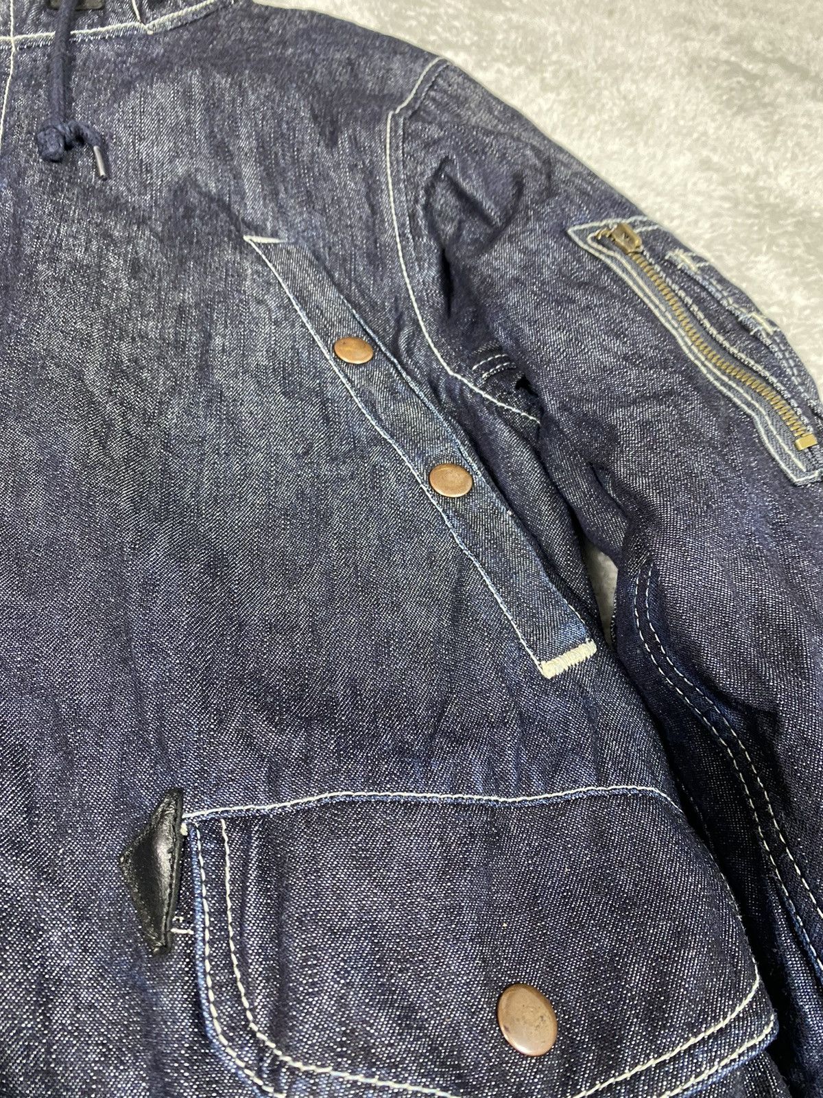 Blue Blue Japan × Denime × Eternal Eternal Denim Hoddie Jacket. J0112 Size US M / EU 48-50 / 2 - 7 Thumbnail