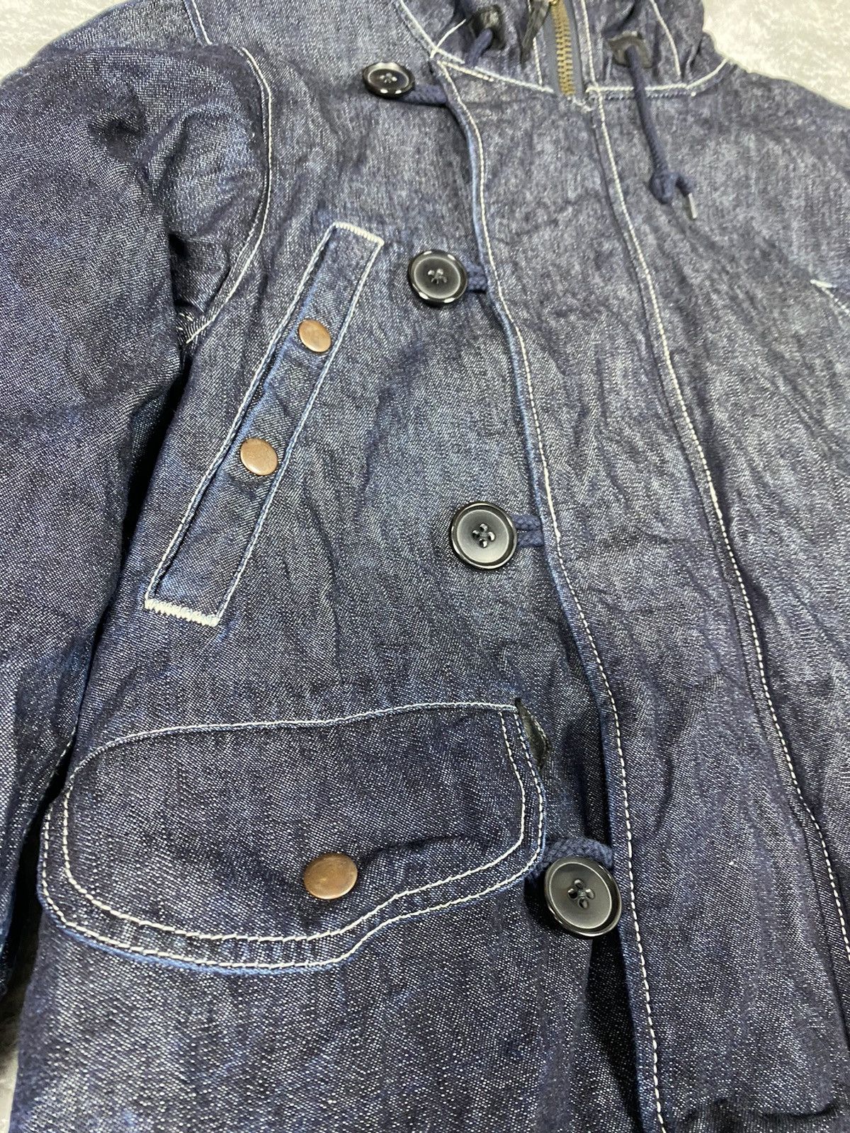 Blue Blue Japan × Denime × Eternal Eternal Denim Hoddie Jacket. J0112 Size US M / EU 48-50 / 2 - 4 Thumbnail