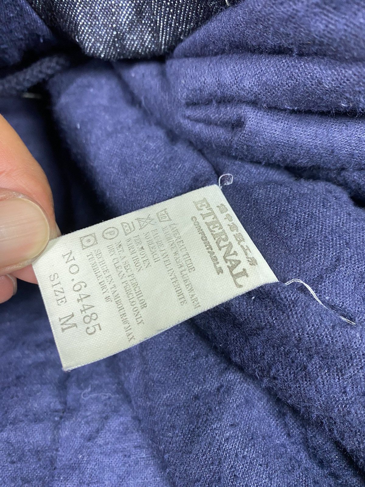 Blue Blue Japan × Denime × Eternal Eternal Denim Hoddie Jacket. J0112 Size US M / EU 48-50 / 2 - 13 Thumbnail